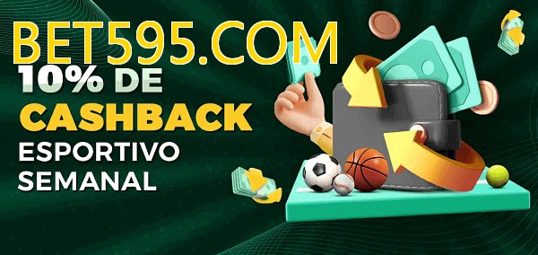 10% de bônus de cashback na BET595.COM